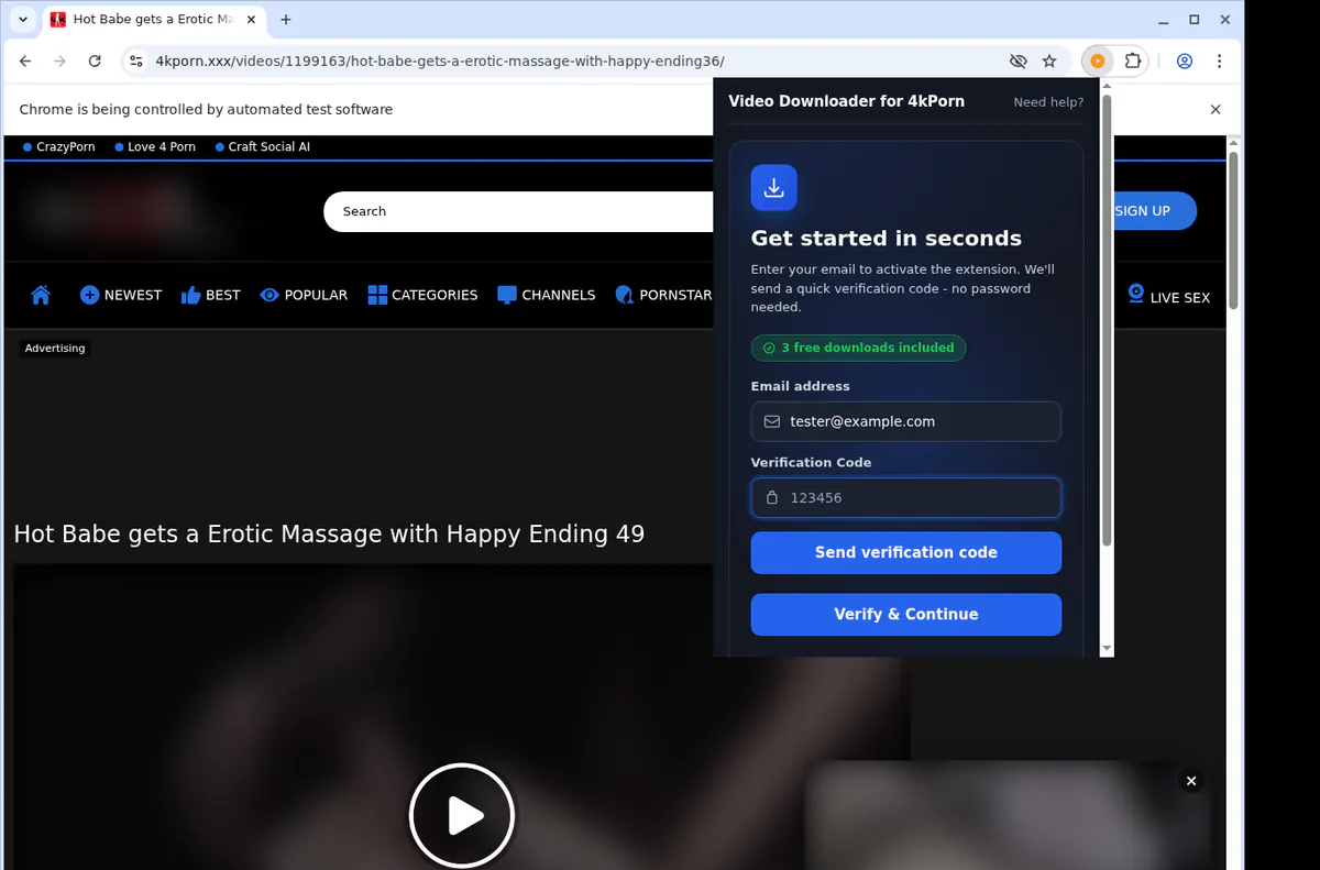 4kporn Video Downloader screenshot 4